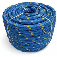 Polypropylen Seil K2 Blau-Gelb Durchmesser: 6 mm Länge: 10 m von FLOORDIREKT