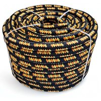 Polypropylen Seil K2 Schwarz-Orange Durchmesser: 20 mm Länge: 100 m von FLOORDIREKT