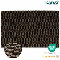 Schmutzfangmatte Melange Schwarz-Braun 120x200 cm - Schwarz/Braun von FLOORDIREKT