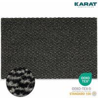 Floordirekt - Schmutzfangmatte Melange Schwarz-Grau 200x400 cm - Schwarz-Grau von FLOORDIREKT