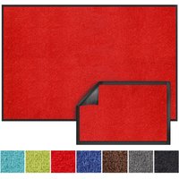 Schmutzfangmatte Monochrom Rot 40 x 60 cm von KARAT