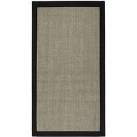 Floordirekt - Sisal-Teppich Amazonas Grau Mit Bordüre 140 x 200 cm von FLOORDIREKT