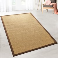 Sisal-Teppich Amazonas Kork Mit Bordüre 160 x 230 cm - Kork von FLOORDIREKT