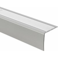 Stufenkantenprofil Integral K212 Form: l 30 x 20 mm Länge: 100 cm Vorgebohrt Silber - Silber von FLOORDIREKT