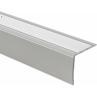 Stufenkantenprofil Integral K234 Form: l 35 x 30 mm Länge: 134 cm Vorgebohrt Silber - Silber von FLOORDIREKT