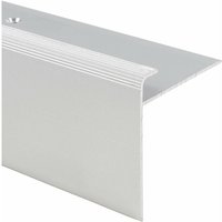 Floordirekt - Stufenkantenprofil Safety Form: f Silber m 100 cm - Silber von FLOORDIREKT
