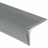 Floordirekt - Stufenkantenprofil Seattle 60 x 42 mm Grau Länge: 120 cm - Grau von FLOORDIREKT