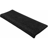Stufenmatte Bali Schwarz Rechteckig 23,5 x 65 cm Stufenmatte Bali Schwarz Rechteckig 23,5 x 65 cm von FLOORDIREKT
