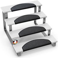 Stufenmatte London Pro Halbrund Anthrazit 15er Set von FLOORDIREKT