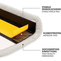 Stufenmatten Alto Silber 23,5 x 65 cm Halbrund von FLOORDIREKT