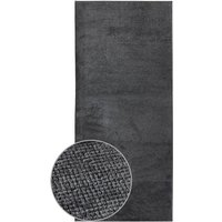 Teppich-Läufer auf Maß Azade Anthrazit 80 x 100 cm von FLOORDIREKT