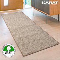 Teppich-Läufer auf Maß Geneva Beige 200 x 400 cm von FLOORDIREKT