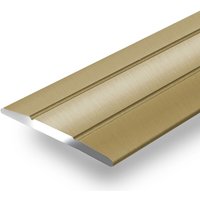 Übergangsprofil Abdeckleiste Firm K132 Form: C Breite: 36 mm Länge: 90 cm Selbstklebend Gold - Gold von FLOORDIREKT