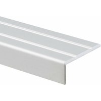 Winkelprofil Treppenkantenprofil Aluminium Selbstklebend Silber 24,5 x 10 mm von KARAT