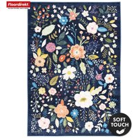 Wohnteppich Damaskus Moderner Teppich mit floralem Design 160 x 230 cm von FLOORDIREKT