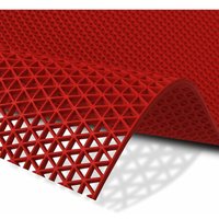 Floordirekt - Z-Mat Für Nasszonen Zuschnitt Rot 120x250 cm - Rot von FLOORDIREKT