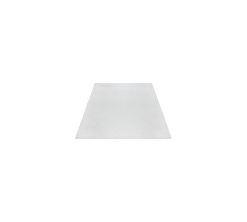 FLOORNOVO Hochflor Teppich Beige einfarbig - 110 x 60 cm - Besonders Weicher Teppich Wohnzimmer & Badezimmerteppich - Pflegeleicht - vielseitig einsetzbar im Innenbereich von FLOORNOVO
