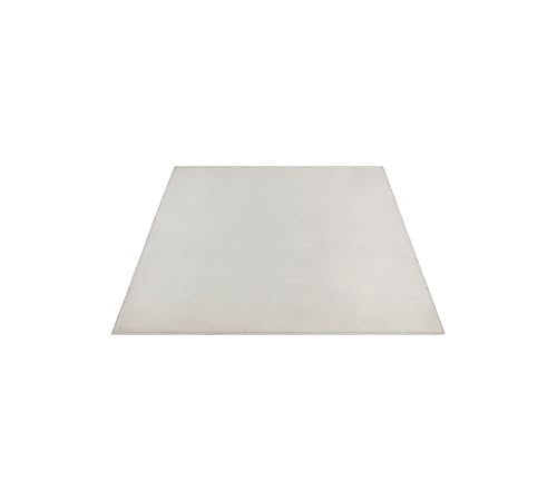 FLOORNOVO Hochflor Teppich Beige einfarbig - 200 x 140 cm - Besonders Weicher Teppich Wohnzimmer & Badezimmerteppich - Pflegeleicht - vielseitig einsetzbar im Innenbereich von FLOORNOVO