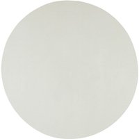 FLOORNOVO Hochflor Teppich rund einfarbig - Ø 117 cm - Besonders Weicher Teppich Wohnzimmer & Badezimmerteppich - Pflegeleicht - vielseitig von FLOORNOVO