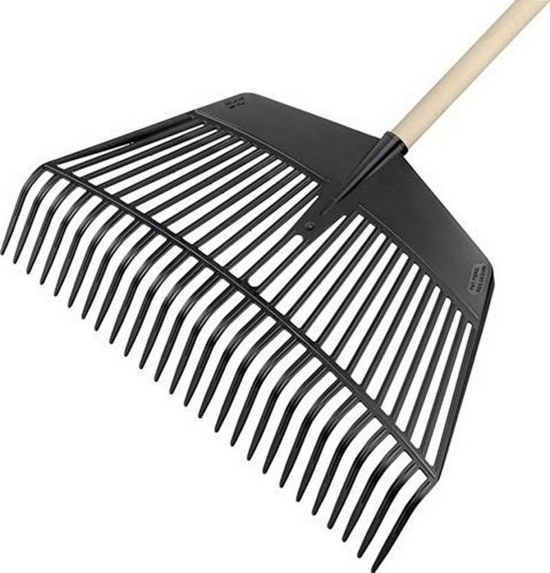 FLORA Rechen 10er Pack FLORA 2790 Kombi-Laubrechen u.-Gabel Arbeits-B.600mm Zinken- von FLORA