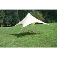 FLORACORD Pyramiden-Sonnensegel, pyramide, 400 x 400 cm - beige von FLORACORD