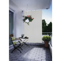 FLORACORD Senkrechtsonnensegel, rechteckig, 230 x 140 cm - grau von FLORACORD