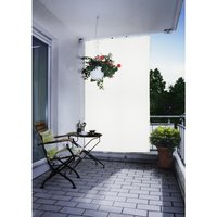 FLORACORD Senkrechtsonnensegel, rechteckig, 230 x 140 cm - weiss von FLORACORD