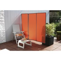 FLORACORD Wind- und Sichtschutz, Aluminium/Polyester, HxL: 170 x 210 cm - rot von FLORACORD