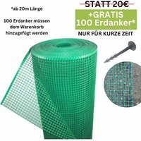 Premium Maulwurfgitter 270g/m² Rollrasen-Gitter - 60cm x 100m von FLORADE