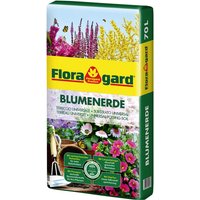 FLORAGARD Blumenerde, für Balkon-, Kübel-, Zimmerpflanzen, im Klarsichtbeutel - braun von FLORAGARD