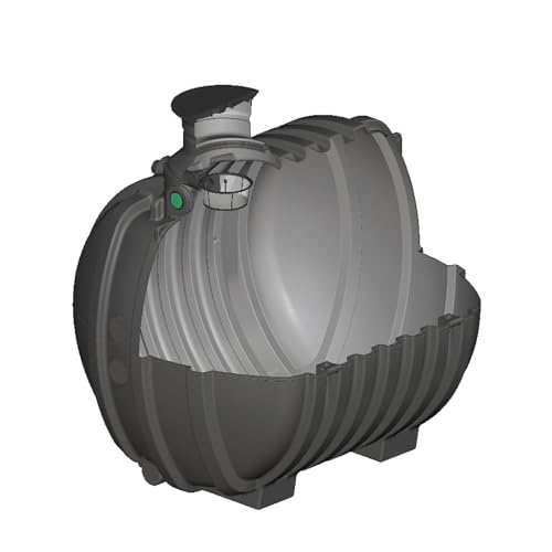 FLORANTIA Regenwasser Zisterne 10000 Liter Erdtank Aqua-Rondo Kunststoff [ Ausbaupaket passend für Ihre Anwendung frei wählbar ] von FLORANTIA