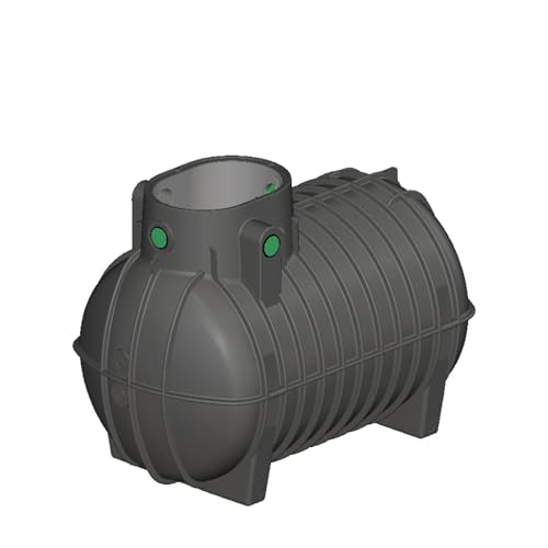 Regenwasser Zisterne 3000 Liter Erdtank Aqua-Rondo Kunststoff [ Ausbaupaket passend für Ihre Anwendung frei wählbar ] von FLORANTIA