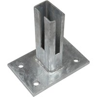 FLORAWORLD Bodenplatte, BxHxT: 15 x 15 x 10 cm, silberfarben, für Bodenbefestigung FLORAWORLD Bodenplatte, BxHxT: 15 x 15 x 10 cm, silberfarben, für Bodenbefestigung von FLORAWORLD