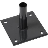 FLORAWORLD Bodenplatte, Stahl, BxHxT: 12 x  10,5 x  12 cm - grau von FLORAWORLD