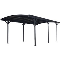 FLORAWORLD Carport, Außenmaß BxT: 293,5 x 370 cm, anthrazit - grau von FLORAWORLD