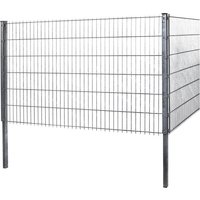 FLORAWORLD Doppelstabmatte, HxLxT: 183 x 251 x 1,7 cm, Stahl, silberfarben FLORAWORLD Doppelstabmatte, HxLxT: 183 x 251 x 1,7 cm, Stahl, silberfarben von FLORAWORLD