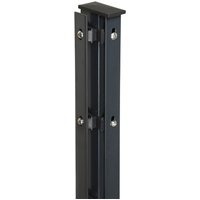 FLORAWORLD Eckpfosten, Stahl, BxHxL: 6 x 4 x 200 cm - grau von FLORAWORLD