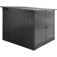 FLORAWORLD Fahrradgarage, 163 x 163 x 204 cm (BxHxT), 4.800 Liter - grau von FLORAWORLD