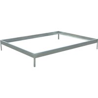 FLORAWORLD Fundamentrahmen, BxHxL: 190 x 34,5 x 190 cm, silberfarben FLORAWORLD Fundamentrahmen, BxHxL: 190 x 34,5 x 190 cm, silberfarben von FLORAWORLD