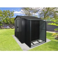 FLORAWORLD Gartenhaus »floraworld«, Metall, BxHxT: 141 x 170 x 76 cm (Außenmaße) - grau von FLORAWORLD