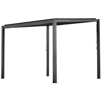 FLORAWORLD Pergola, anthrazit BxT: 300 x 300 cm - schwarz von FLORAWORLD