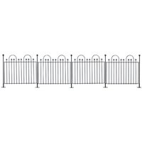 FLORAWORLD Quick-Zaunfeld, HxLxT: 79  x 95  x 5 cm, Stahl, anthrazit - grau FLORAWORLD Quick-Zaunfeld, HxLxT: 79  x 95  x 5 cm, Stahl, anthrazit - grau von FLORAWORLD