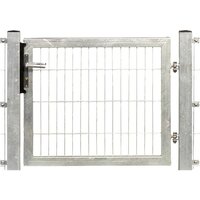 FLORAWORLD Systemtor »Premium«, Türmaße BxH: 100 x 80 cm, mit Zylinderschloss - silberfarben FLORAWORLD Systemtor »Premium«, Türmaße BxH: 100 x 80 cm, mit Zylinderschloss - silberfarben von FLORAWORLD