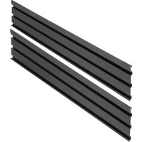 FLORAWORLD Zaunelement, anthrazit, Stahl, BxT: 179,7 x 2 cm - schwarz von FLORAWORLD