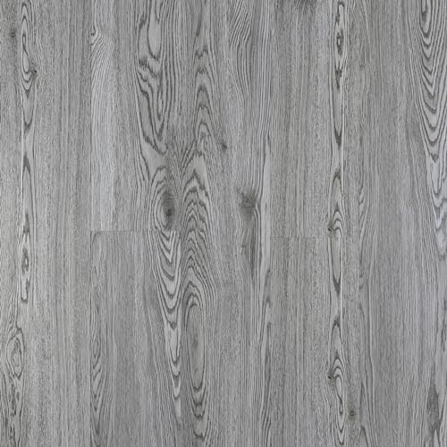 FLOREXP Vinyl-Bodenbelag – Linoleum-Bodenbelag mit Holz-Effekt,abziehen und aufkleben,Bodenfliesen,selbstklebend,2.0mm 1 Stück,wasserdicht, für Küche, Wohnzimmer- (Grau gewaschen) von FLOREXP