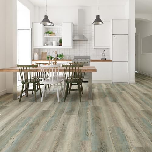 FLOREXP Vinyl-Bodenbelag – Linoleum-Bodenbelag mit Holz-Effekt,abziehen und aufkleben,Bodenfliesen,selbstklebend,2.0mm 36 Stück,wasserdicht, für Küche, Wohnzimmer von FLOREXP