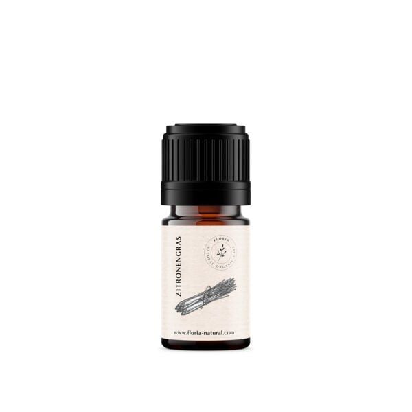 FLORIA - NATURAL ORGANIC CARE ätherisches Zitronengrasöl BIO 5 ml, 100% naturrein von FLORIA - NATURAL ORGANIC CARE