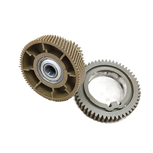 Druckerzubehör, kompatibel mit 1 Set X FS7-0007-00 oberes Rollengetriebe + FS7-0006-000 Fixiermotor-Antriebsgetriebe, kompatibel mit Canon IR7105 IR7095 IR7200 ir 7095 7105 8500 7200 von FLORIG