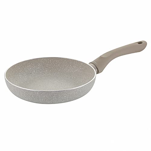 Florina - Bratpfanne aus Aluminium SANDY ORGANIC I 20 cm Durchmesser I Pfanne Induktion I Antihaftbeschichtet Universalpfanne I Geeignet für Induktionsherd, Gasherd und Elektroherd (Grau) von FLORINA