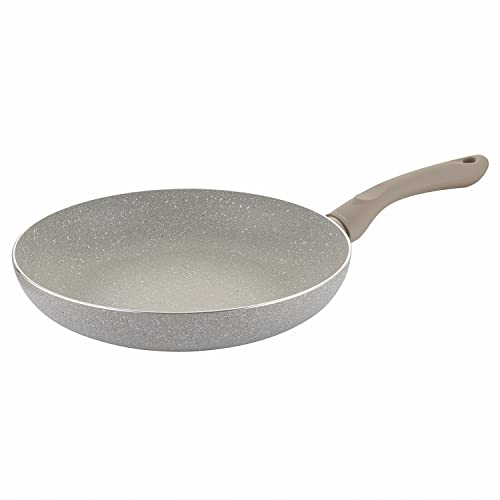 Florina - Bratpfanne aus Aluminium SANDY ORGANIC I 28 cm Durchmesser I Pfanne Induktion I Antihaftbeschichtet Universalpfanne I Geeignet für Induktionsherd, Gasherd und Elektroherd (Grau) von FLORINA